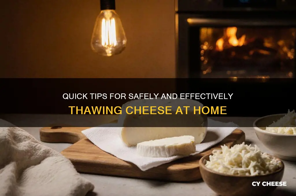 how to dethaw cheese