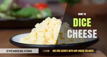 Mastering the Art of Dicing Cheese: Tips for Perfect Cubes