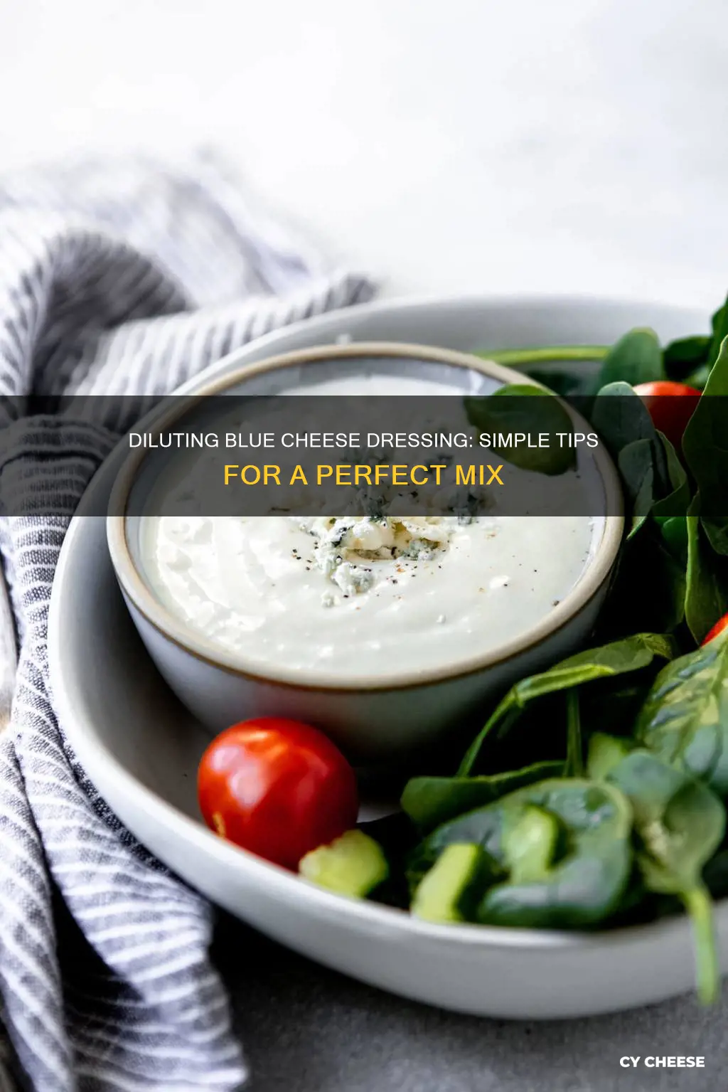how to dilute blue cheese dressing