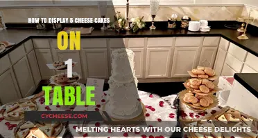 Creative Ways to Showcase Five Cheesecakes on a Single Table