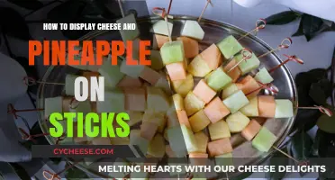 Creative Cheese & Pineapple Stick Display Ideas for Parties