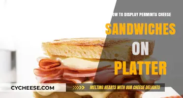 Artful Platter Presentation: Displaying Perfect Perminta Cheese Sandwiches