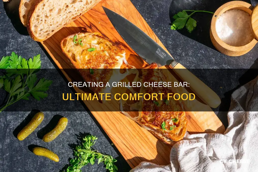 how to do a grilled cheese bar