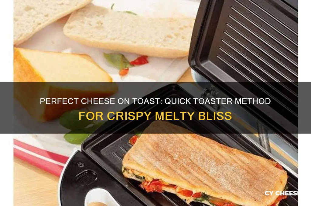 how to do cheese on toast in a toaster