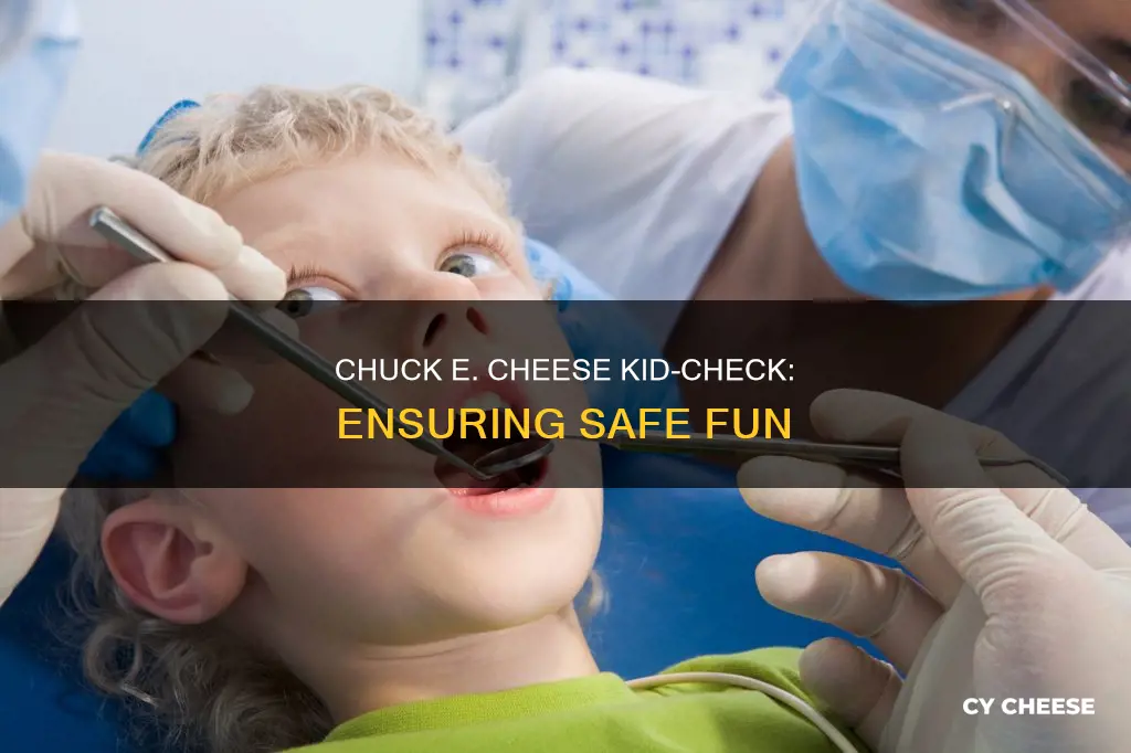 how to do kid check at chuck e cheese