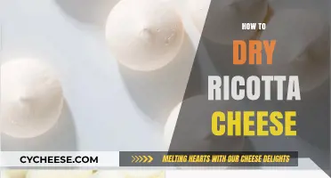Mastering the Art of Drying Ricotta Cheese: Simple Steps for Perfect Results