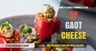 Mastering the Art of Crumbling Goat Cheese Logs Effortlessly