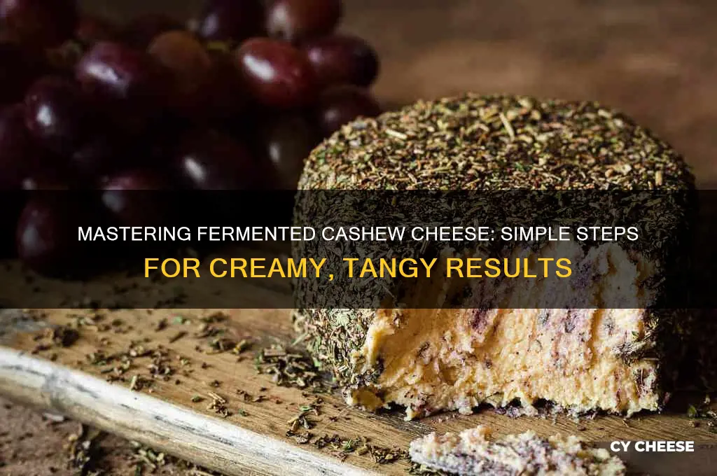 how to ferment cashew cheese