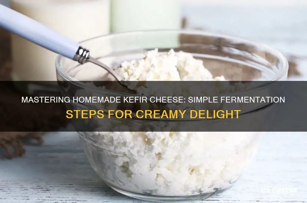 how to ferment kefir cheese