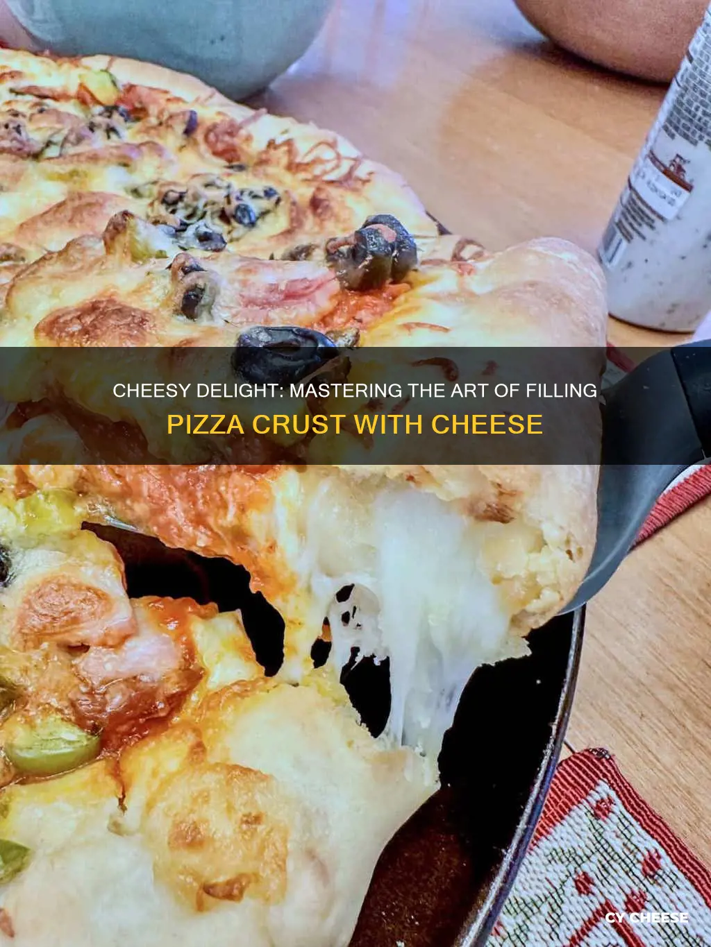 how to fill pizza crust with cheese