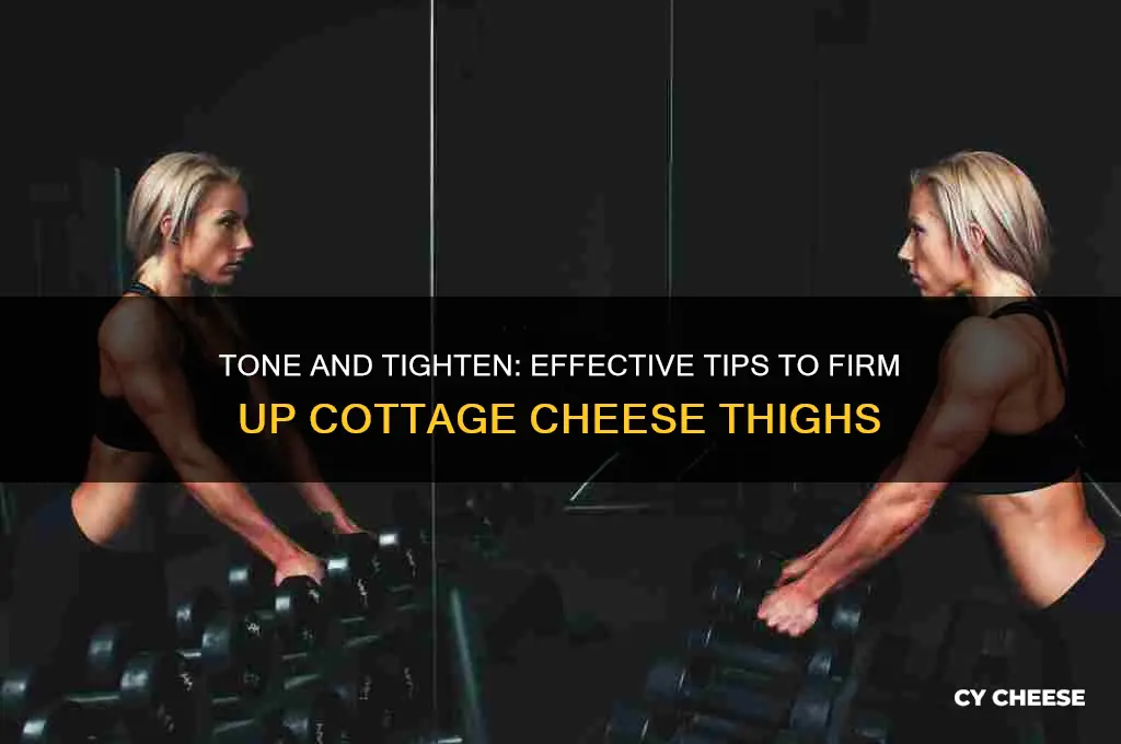 how to firm up cottage cheese thighs