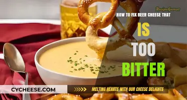 Balancing Beer Cheese: Simple Fixes for Overly Bitter Flavors