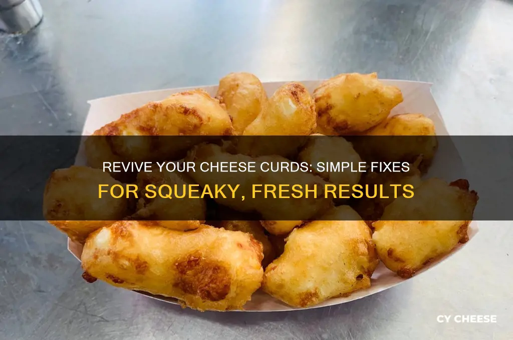 how to fix cheese curds