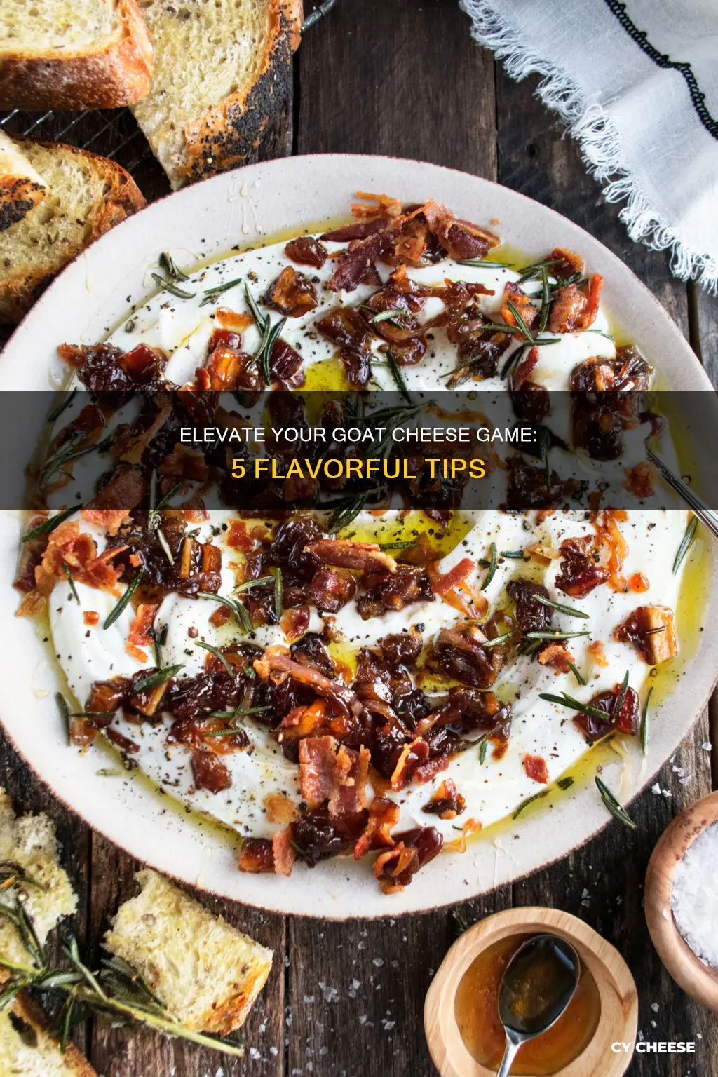 how to flavor goat cheese