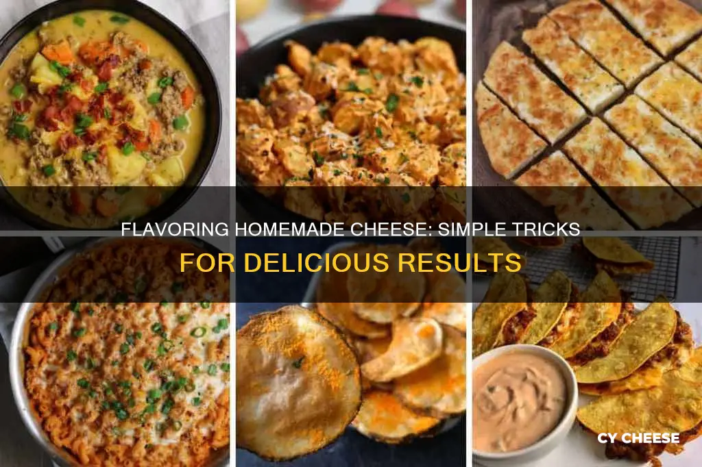 how to flavor home made cheese