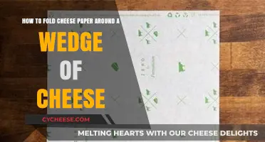 Mastering Cheese Storage: Folding Cheese Paper Around a Wedge