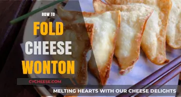 Master the Art of Folding Perfect Cheese Wontons Step-by-Step