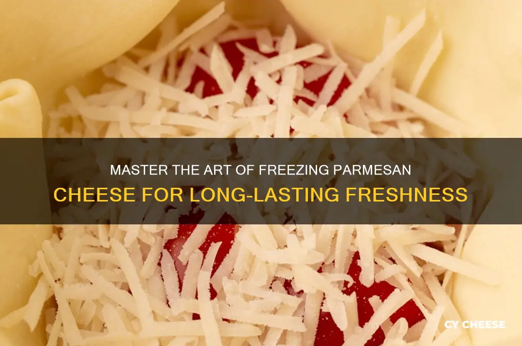 how to freeze a block of parmasan cheese