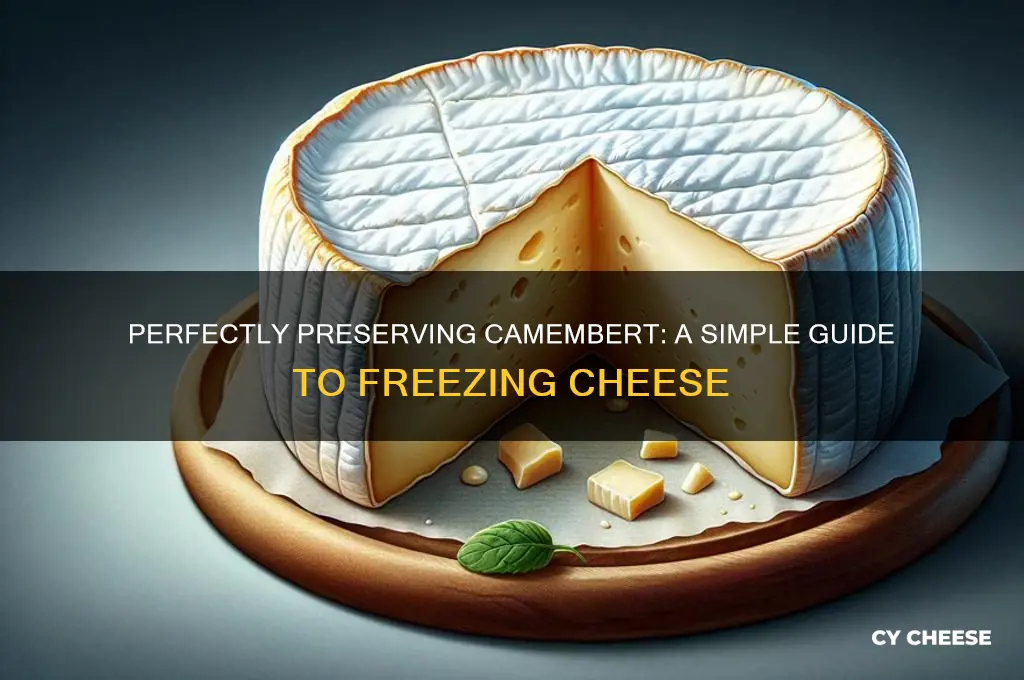 how to freeze camembert cheese