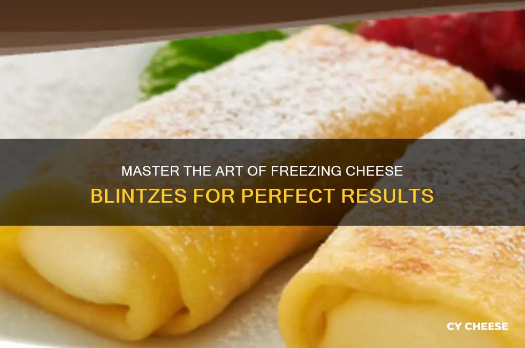how to freeze cheese blintzes