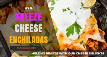 Perfectly Preserve Your Cheese Enchiladas: A Freezing Guide