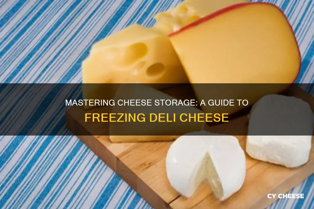 how to freeze deli cheese