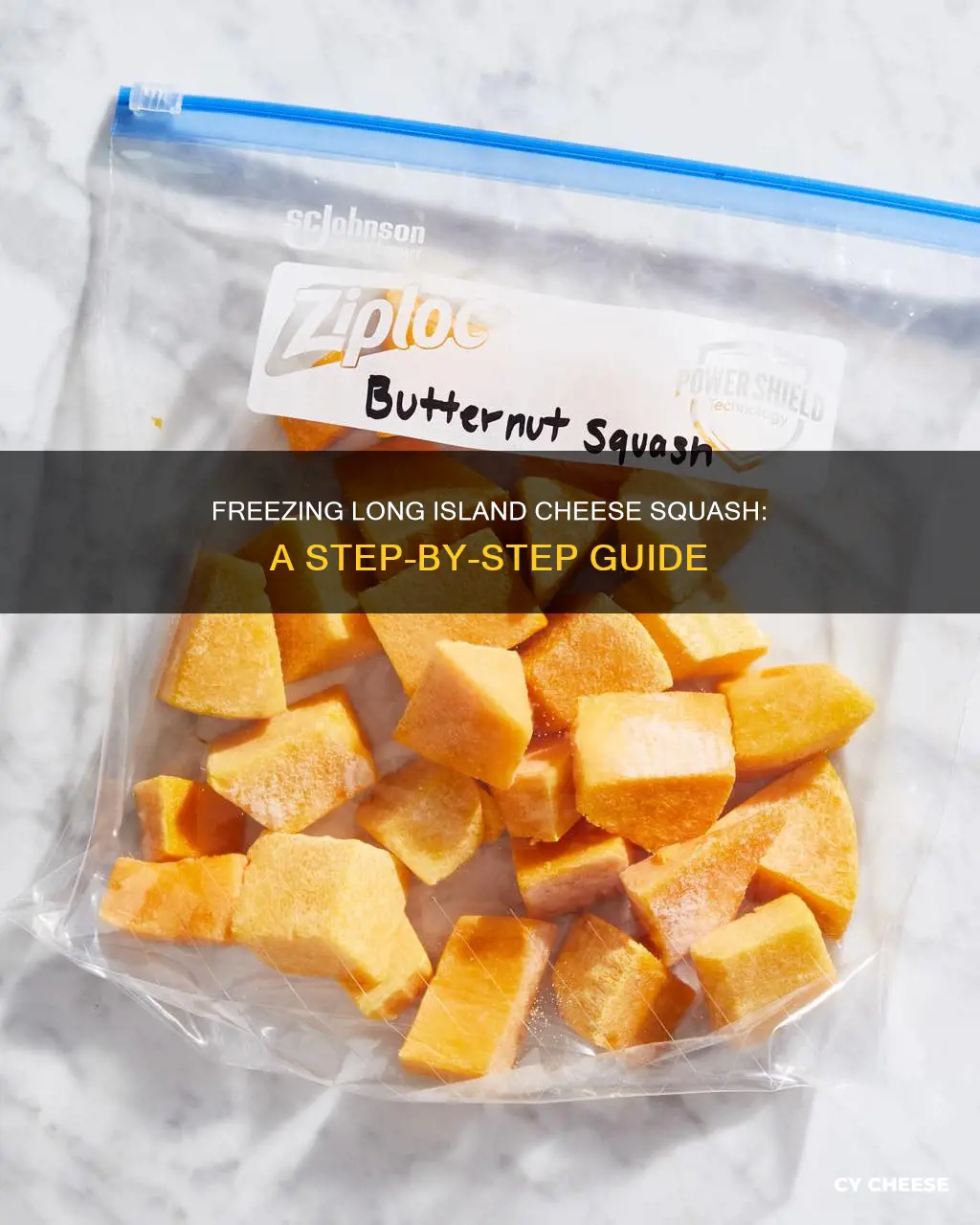 how to freeze long island cheese squash