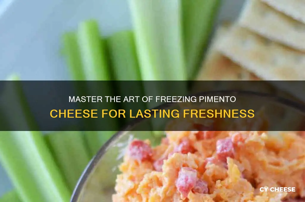 how to freeze pimento cheese