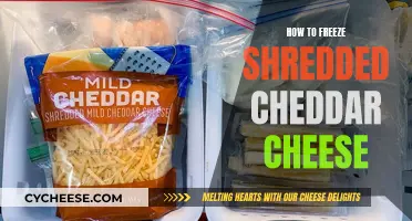 Cheese Freezer Tips: Shredded Cheddar Edition