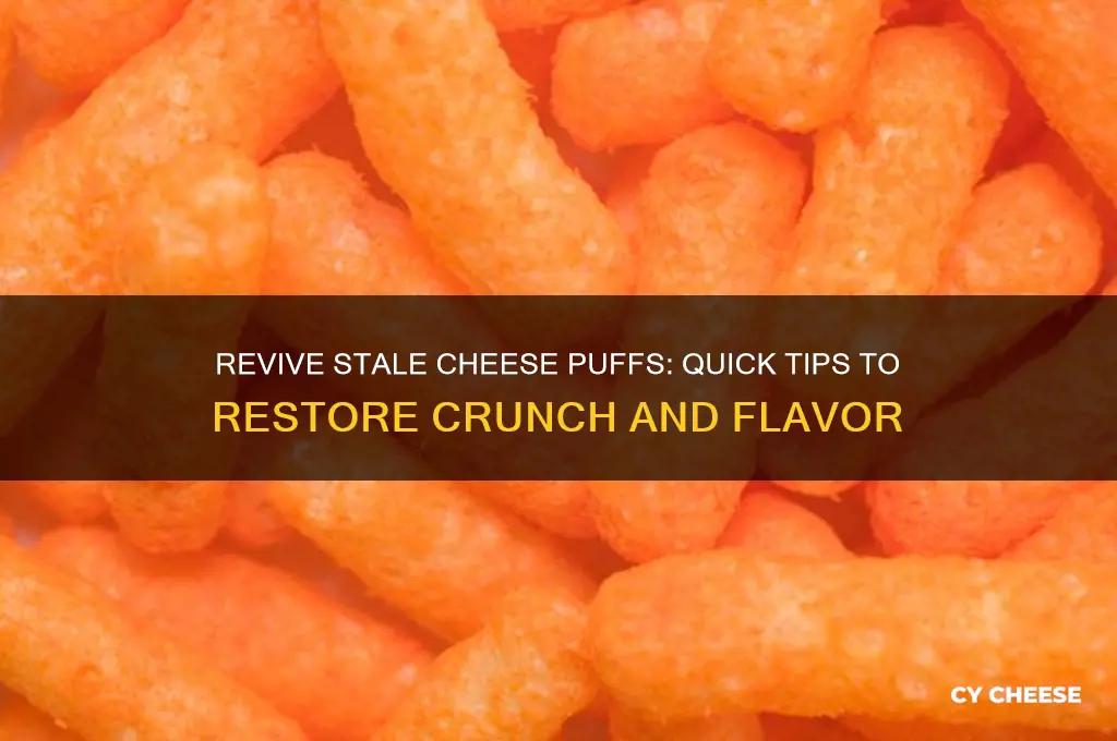 how to freshen cheese puffs
