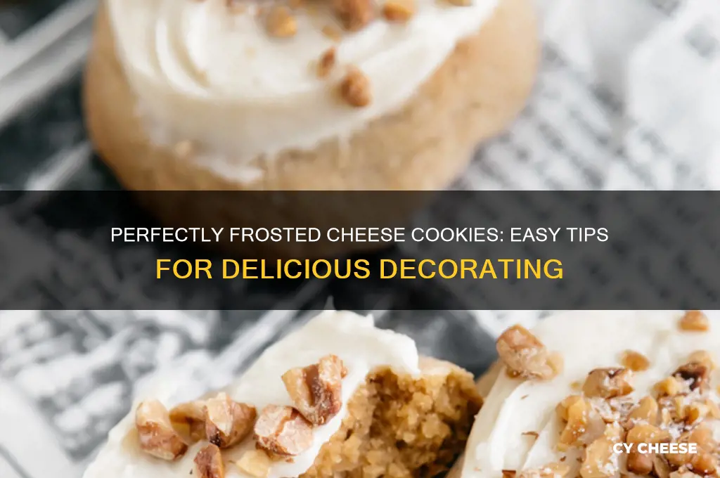 how to frost cheese cookies
