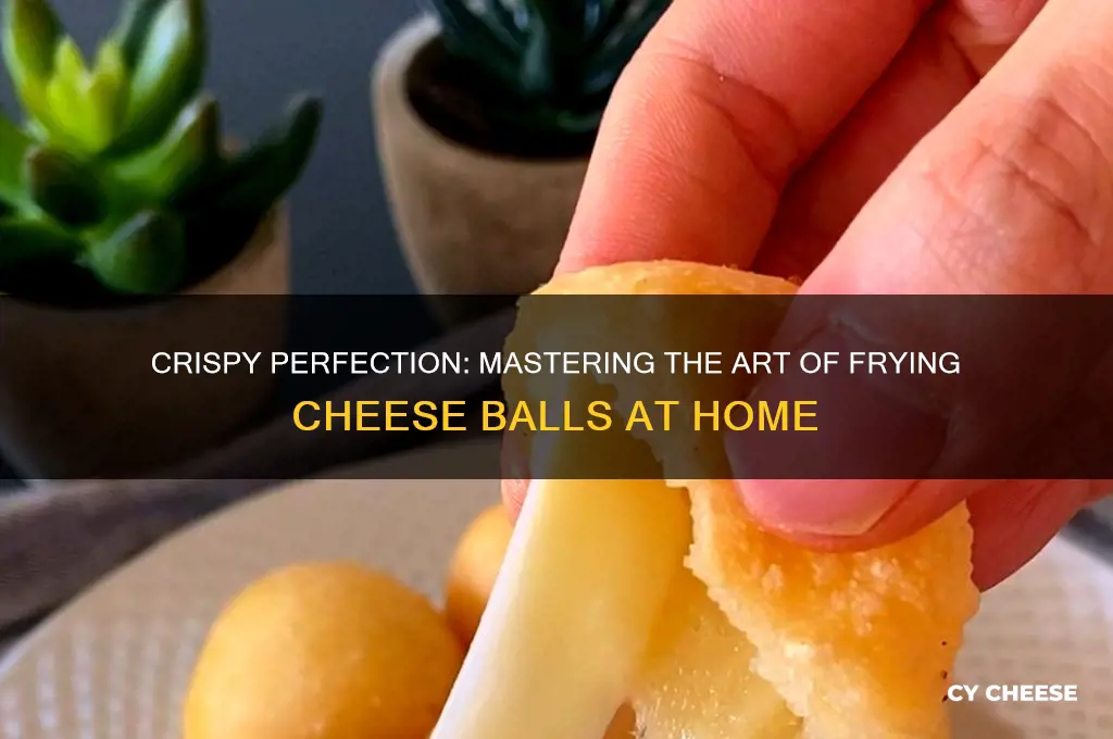 how to fry cheese balls