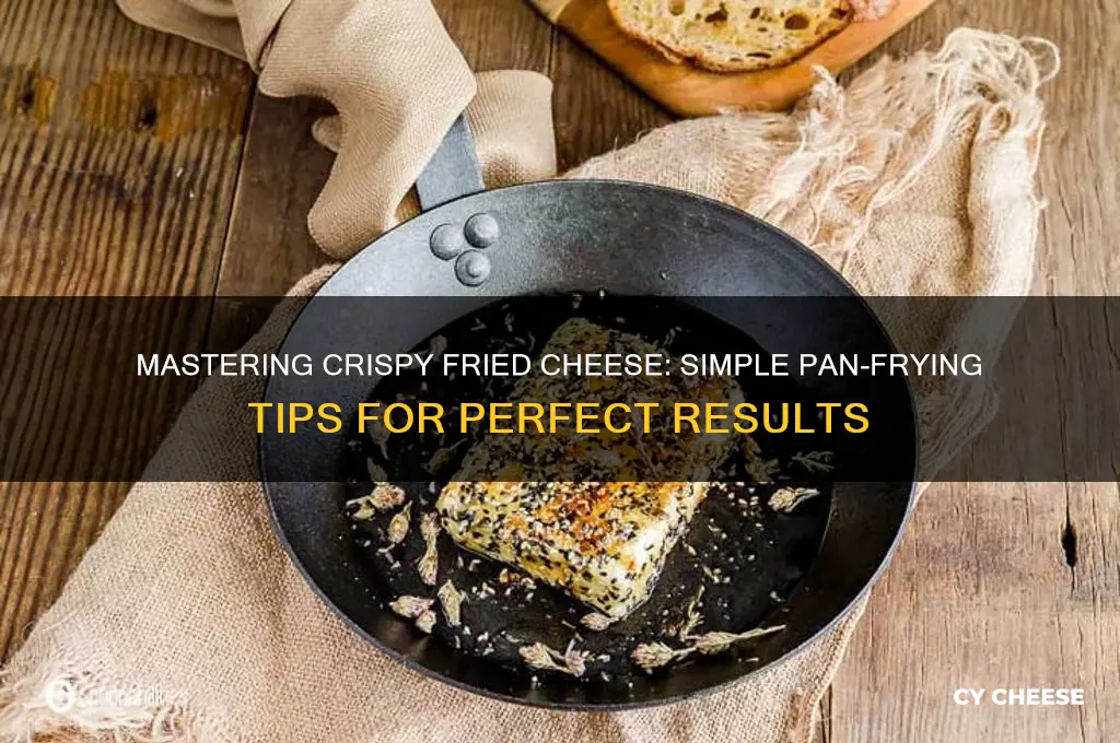 how to fry cheese in a regular pan