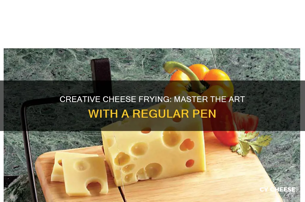 how to fry cheese in a regular pen