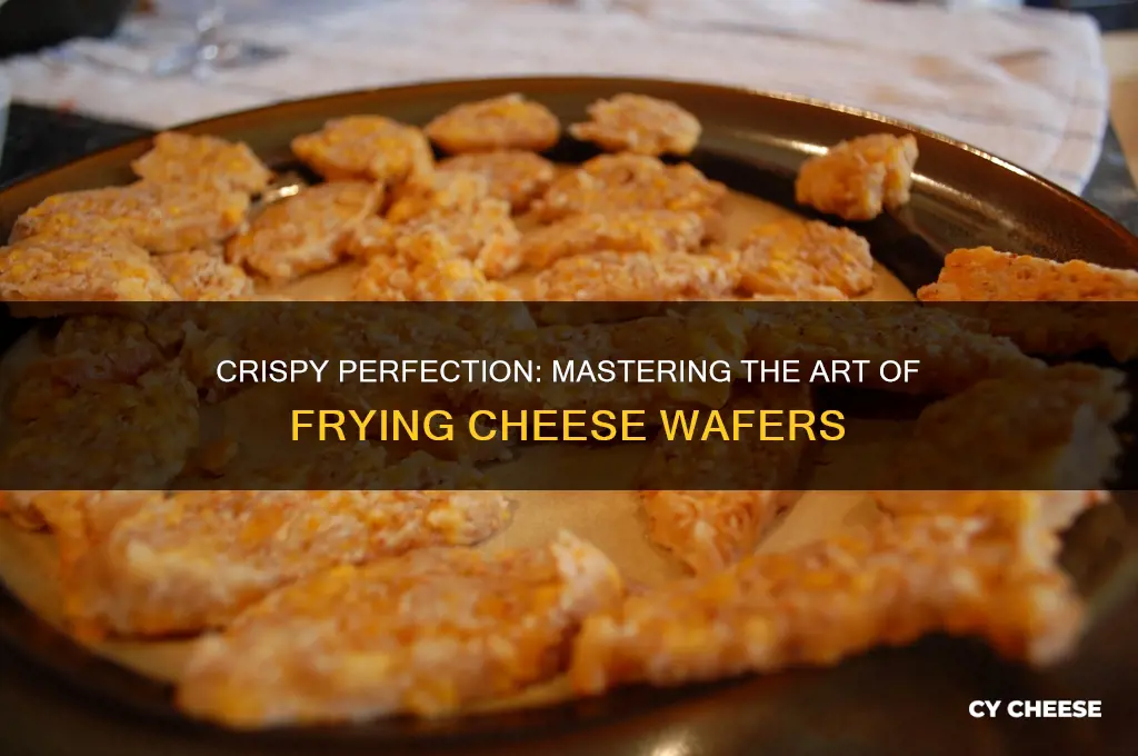 how to fry cheese wafers