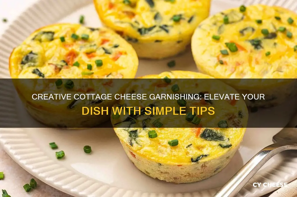 how to garnish cottage cheese