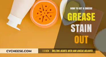Cheese Grease Stains: Quick and Easy Removal Techniques