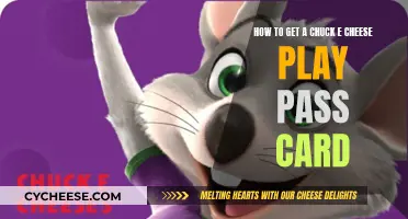 Get a Play Pass Card at Chuck E. Cheese