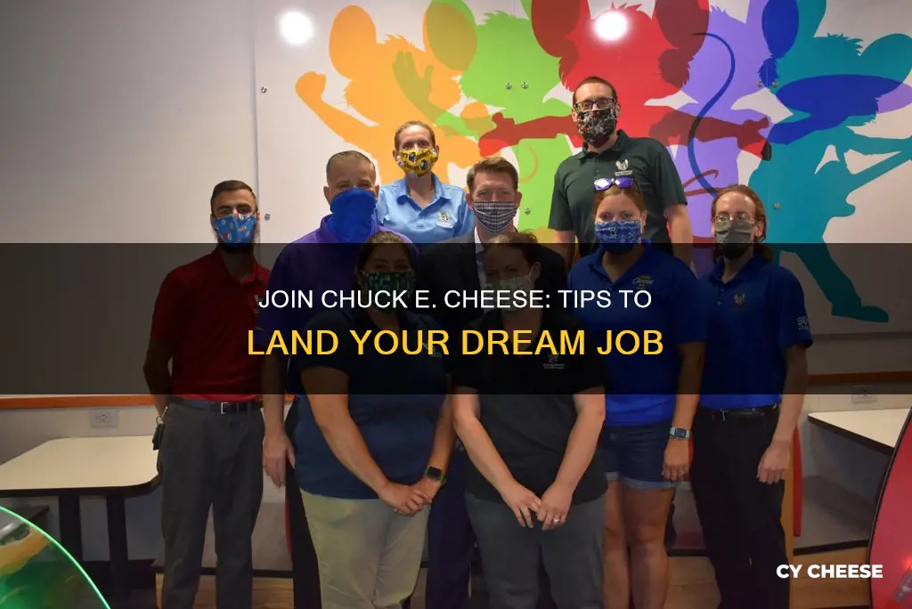 how to get a job at chuck e cheese