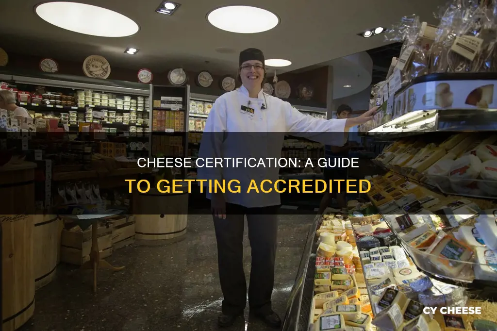 how to get certifiedin cheese