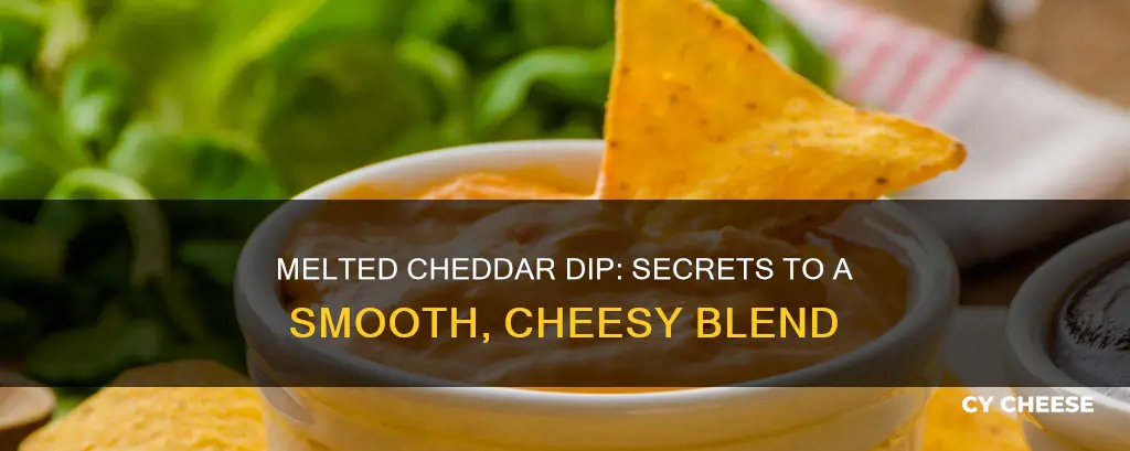 how to get cheddar cheese to melt in dip