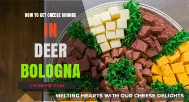 Creating Cheese Chunks in Deer Bologna