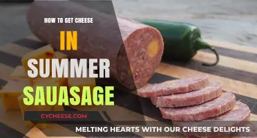 Summer Sausage: Adding Cheese, the Easy Way