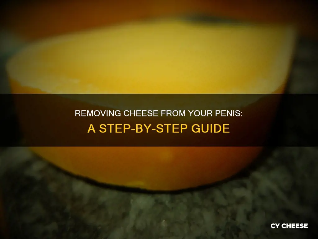 how to get cheese off your penis