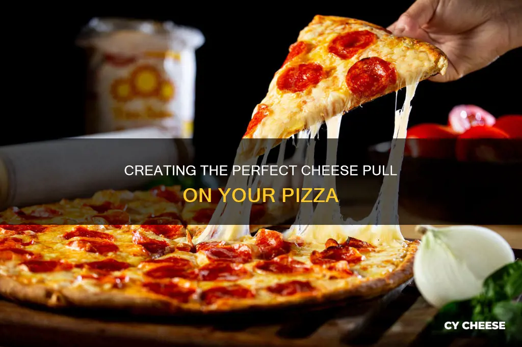 how to get cheese pull on pizza