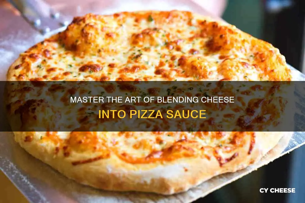 how to get cheese to blend into sauce pizza