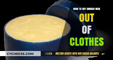 Removing Cheese Wax Stains from Clothes
