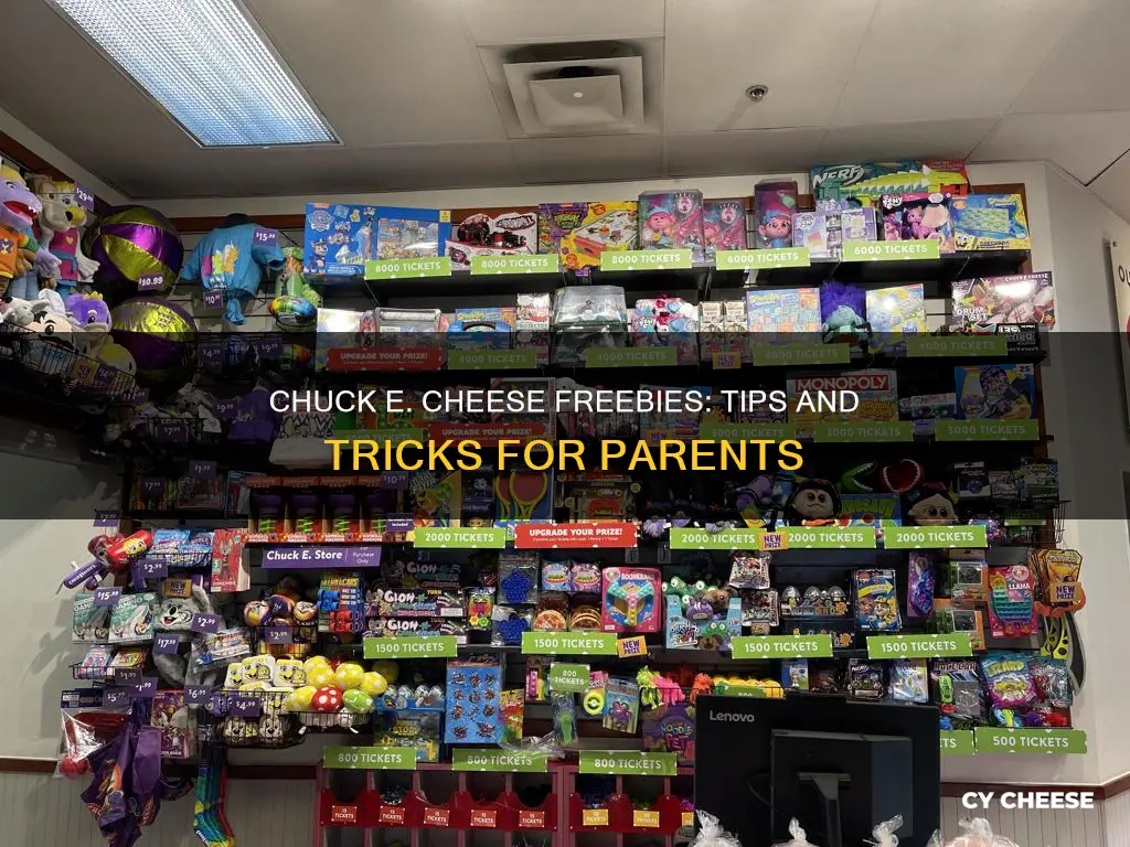 how to get free stuff at chuck e cheese