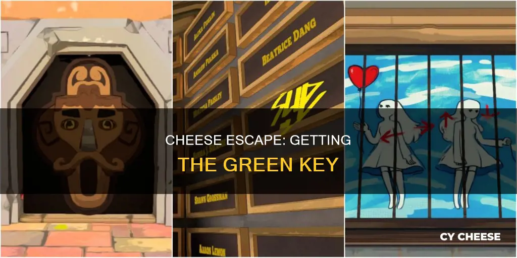 how to get green key in cheese escape