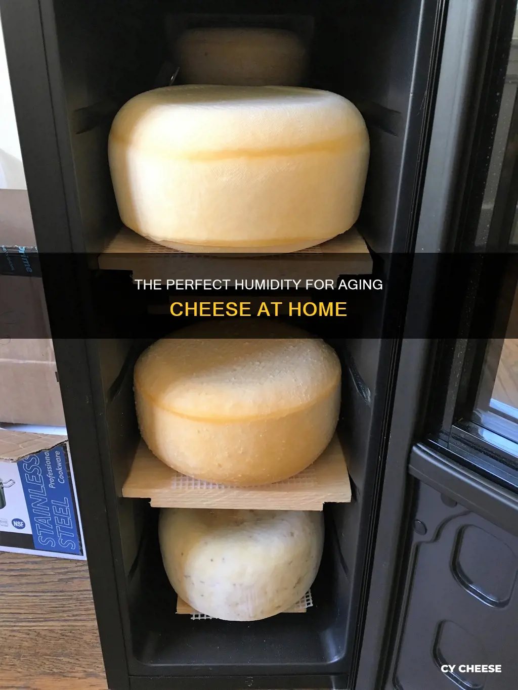 how to get high humidity for aging cheese